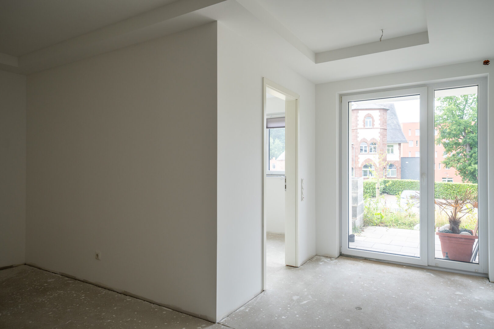 Blick auf die Terrasse